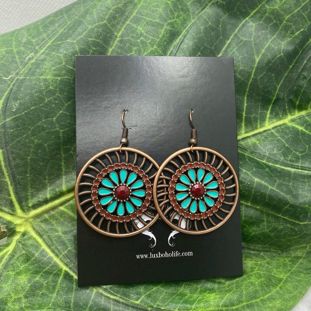 Bohemian Mandala Earrings